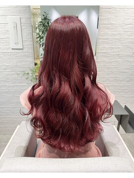 ステア ケース(stair case) ブリーチ無しワインレッドレイヤー韓国