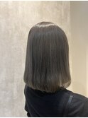 ブリーチなしグレージュカラー