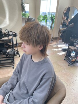 メルク(merc) ダークアッシュ/アッシュブラック/カルマパーマ/ベリーショート