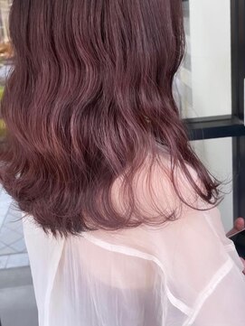 ネオリーブルノン 日吉(Neolive Runon) ラベンダーピンク春カラー韓国カラーブリーチ無し日吉