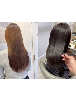ロングのみならずショートもミディアムのストレートも◎おさまり重視で、ナチュラルな仕上がりが叶います