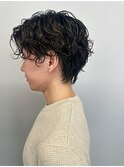 20代30代40代 ラフパーマショート/サーフカール
