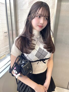 リリー(Lilley) ピンクブラウン×小顔レイヤー×韓国風巻き×髪質改善