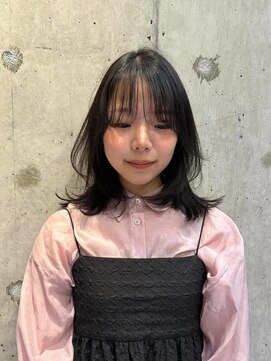 【透明感カラー/脱黄ばみ】レイヤーカットも人気♪