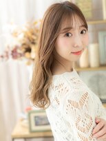 カバーヘア ブリス 戸田公園西口店(COVER HAIR bliss)&nbsp;ミルクティーブラウン韓国巻きレイヤーロングc7戸田公園20代30代