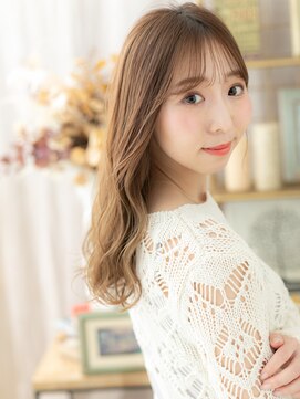 カバーヘア ブリス 戸田公園西口店(COVER HAIR bliss) ミルクティーブラウン韓国巻きレイヤーロングc7戸田公園20代30代