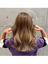 ヘアメロウ ココ(hair mellow CoCo...)&nbsp;ミルクティーベージュ×バレイヤージュ