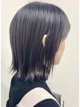 ランプ(Lamp) くびレイヤー グレーベージュ 白髪染め 白髪ぼかし 髪質改善