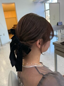 アルテヘアー(arte HAIR) 【arte HAIR】参列アレンジ/リボンアレンジ