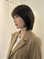 メルシー(merci.)&nbsp;オリーブベージュ/大人ボブ/レイヤーボブ/韓国ボブ