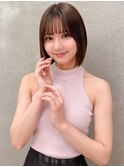 20代・30代_似合わせカット_丸みショートボブ
