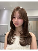 サンドイエナ 横浜店(sand yena)&nbsp;赤みを抑えたオリーブカラー×大人レイヤー