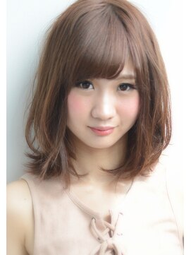 ヘアーサロンデフォーエバールークス(hairsalon de Forever Lux) Forever Lux#大人かわいい外ハネふわミディ
