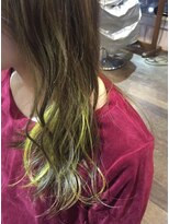 ビヨンドイー(beyond E)&nbsp;インナーカラーネオンイエロー