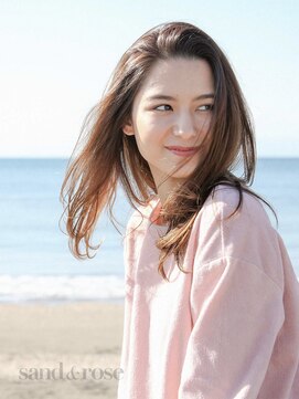 サンドアンドローズ(sand rose) 抜け感のあるストレート