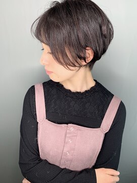 ラウンジ モリオ イケブクロ(Lounge MORIO Ikebukuro) 【morio池袋】大人可愛い前下がり透け感ショート♪