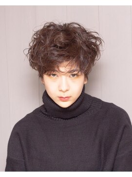 クロリ 淡路店(Chlori) 大人マッシュショート20.30.40代人気ひし形くびれ丸みヘア