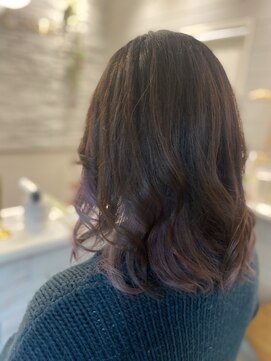 リシャール(R’E CHALE) インナーカラー×パープル