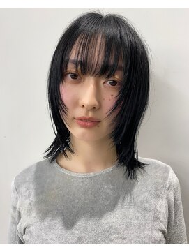 レコ 渋谷(LECO) 黒髪レイヤー 悪そうなver.