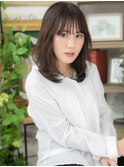 黒髪バレイヤージュくせ毛風リバースカールc5戸頭20代30代40代