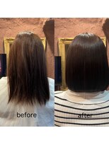 クロノス(CRONOS) 【cronos】ミディアム/ミディアムレイヤー/縮毛矯正