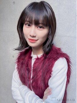 オーブ ヘアー リープ 大日店(AUBE HAIR leap) 20代・30代_ワイドバングボブ