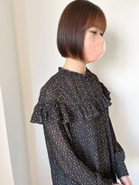 ラミエ バイ メルト 吉祥寺(lamie by melt)&nbsp;"久保田"ミニボブ丸みボブインナーカラーデザインカラー顔まわり