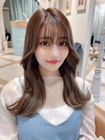 ロンドシェリ 仙台(Lond Cheri)&nbsp;レイヤーカット 髪質改善×オリーブベージュ 美髪 韓国[仙台]