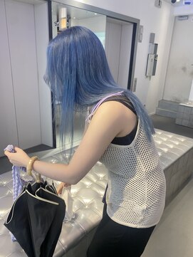 ゲーム 原宿店(GAME) ブルー/ダブルカラー/ケアブリーチ/髪質改善/原宿