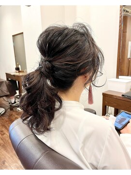 セレスト 心斎橋店(CELESTE) 大人ポニーテール