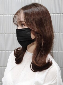 トッカ 熊本店(tocca) 《韓国ヘア》シースルーバング×エギョモリ×くびれ巻き