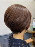 すっきり小顔ショートボブ美シルエット【カミケン清明店/福島】