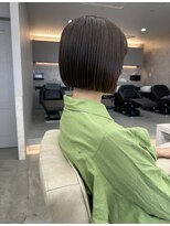 サンド 鹿児島中央(sand)&nbsp;ボブ　フルバング　ハッシュカット　イメチェン　似合わせカット