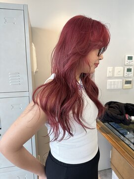 フラム 渋谷(flamme) ワインレッドカラー