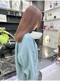 韓国風《ピンクブラウン》ハイトーン/ケアブリーチ/ダブルカラー