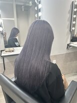 ラフィット 香椎(lafit)&nbsp;ホワイトラベンダーハイトーン髪質改善ダブルカラー