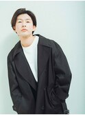 黒髪ボブルフネビージュ小顔ワンレンスペインカール