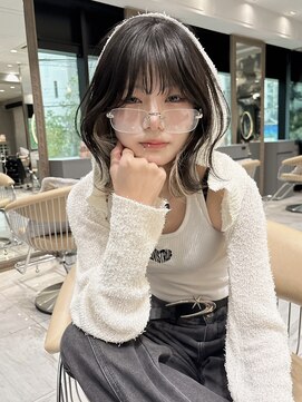 ロンドローズ 名古屋(Lond damaskRose) 顔周り ボブ 韓国 レイヤー ダブルカラー 名駅 リタッチ 453