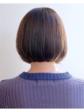 ルプラ ブリリアント(le-pla brilliant) センターパート/ショートボブ/ブリーチなし/ベージュ/豊橋/田原