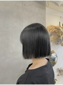 テリボブ　ミニボブ　ダークグレージュ