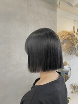 ネオリーブカフ 鶴ヶ峰店(Neolive caff)&nbsp;テリボブ　ミニボブ　ダークグレージュ