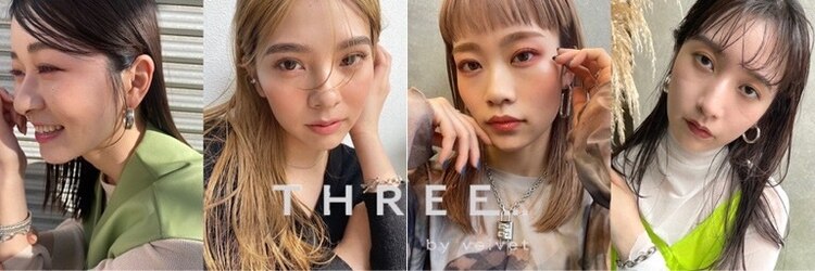 スリーバイベルベット(THREE...by velvet)のサロンヘッダー