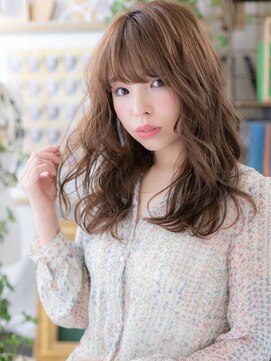 カバーヘア イヴ 戸頭店(COVER HAIR EVE) ビターショコラフェミニン顔周りレイヤーc6戸頭20代30代40代