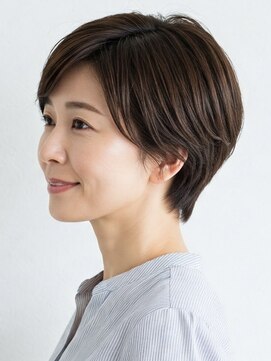 ビュートリアム265(BEAUTRIUM 265) 40代/50代/60代ひし形小顔ショートボブ絶壁解消白髪ぼかし△41