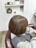 《頭皮改善》《髪質改善》美髪カラー＋頭筋ヘッドスパ ◎白髪染め/白髪ぼかし