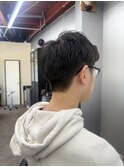 アップバングショートマッシュ