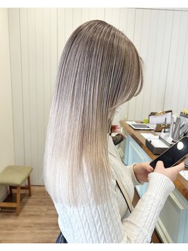 モリオフロムロンドン 大宮店(morio from London) 【坪井】ケアブリーチ ×