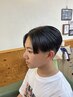 【メンズポイント縮毛矯正】髪質再生ストレート＋カット＋集中tr ￥12000