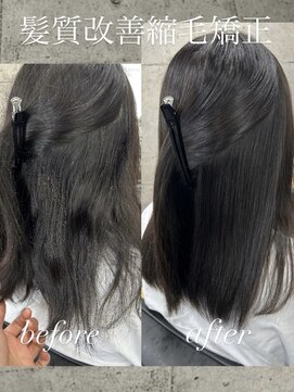 ノア 奈良駅前店(NoA) noa___hikaru　艶髪髪質改善　奈良市縮毛矯正　ストレート