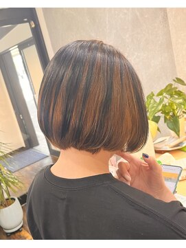 プレア 鯖江店(Pleare) ボブ、アンブレラカラー